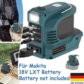 180W 18V LXT Battery Voltage Converter (Inverter) With USB LED Power Bank, Compatible With Makita 18V LXT Battery (Option: asshown)