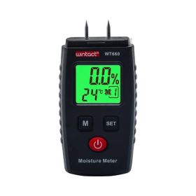 3-in-1 Moisture Meter, Damp Tester For Wood, Walls, Masonry, With LCD Display (Option: ASSHOW)