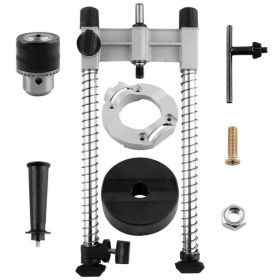 Versatile Electric Drill Stand: Vertical Drilling Support, Mobile Base, Holes For Drilling, Suitable For Various Drill Bits, Aluminiumlegierung & (Option: MobileDrillMachineStand)