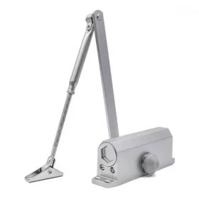 Fire Door Closer Hydraulic Silent Auto-Close For Interior/Commercial Use Easy Install Heavy Duty Adjustable Spring Mechanism 071 Large Size (Option: asshown)